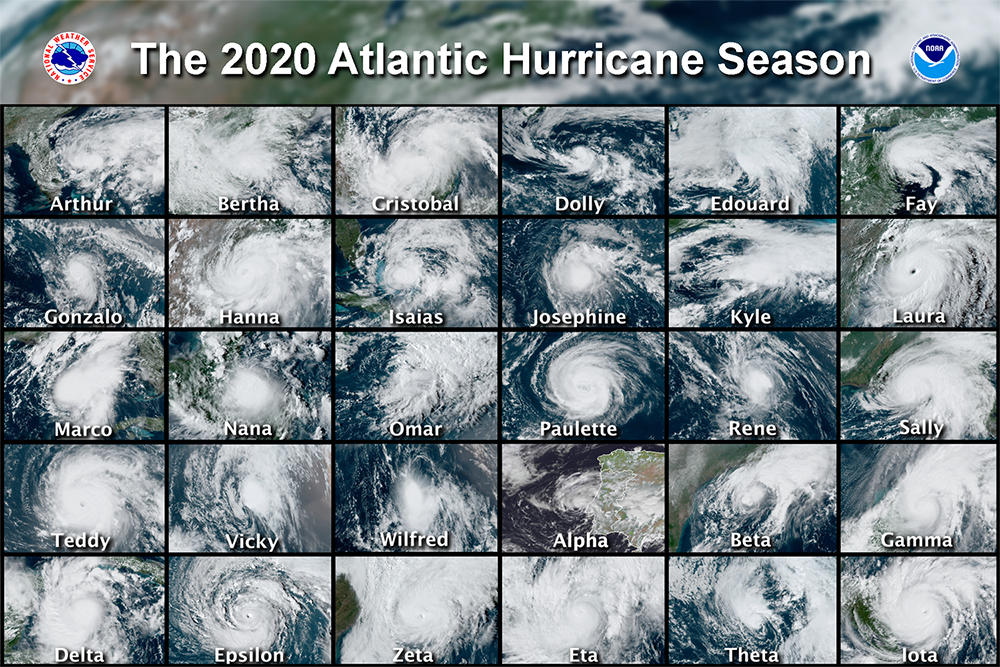 A Look Back At The Record Breaking 2020 Hurricane Season Weather Source 3621