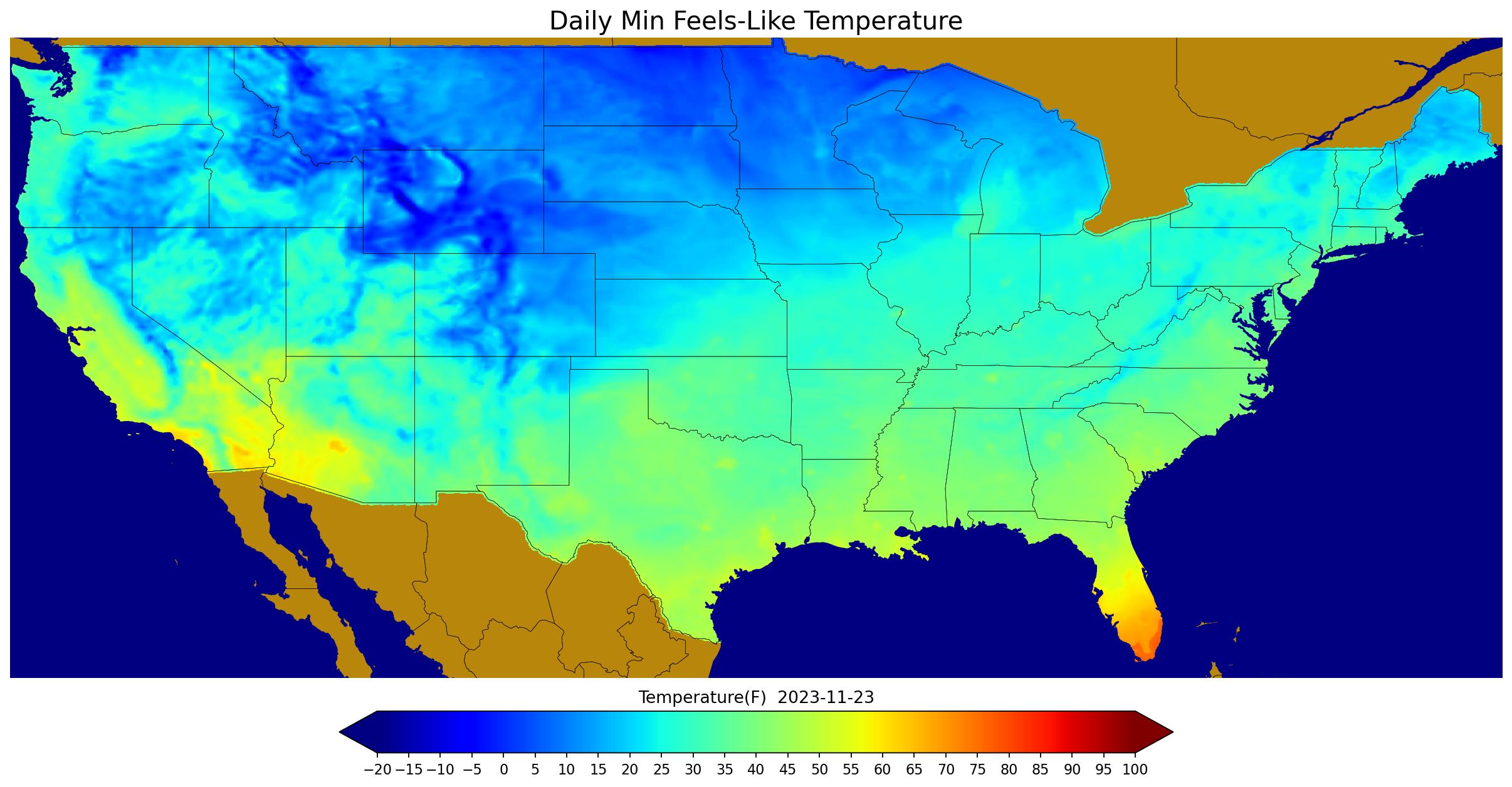 2023 Thanksgiving Outlook Weather Source